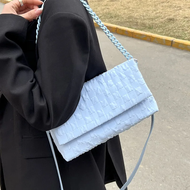 

Flap Shoulder Bag 2022 new Trendy Brand Designer Fashion Women Handbag Luxury Chain Fold Crossbody Bags big capacity bolsa femin