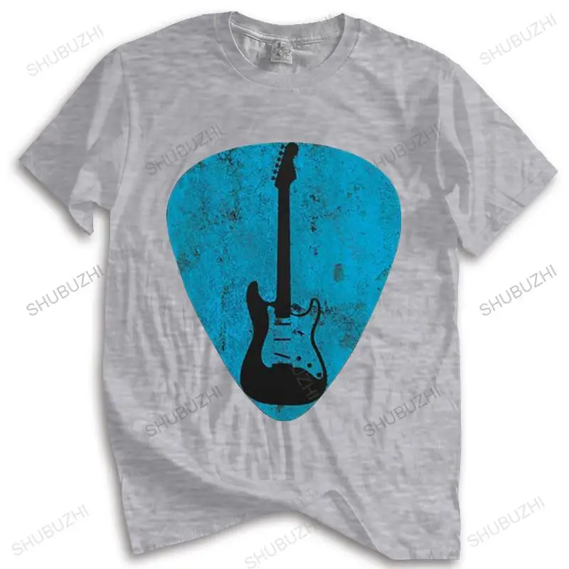 

New Arrived Mens t shirt Guitar Pick Full Silhouette - Mens T-Shirt - Guitarist - Bass Mens T-shirt Euro size TOPS