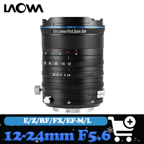 Объектив для камеры Laowa Venus Optics 12-24 мм F5,6 с зумом для Sony E Canon RF EF-M Nikon Z Fuji X L