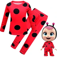 cry babies childrens pajamas set baby suit kids clothes toddler boys girls tops pants cute animals cos home wear kids pajamas