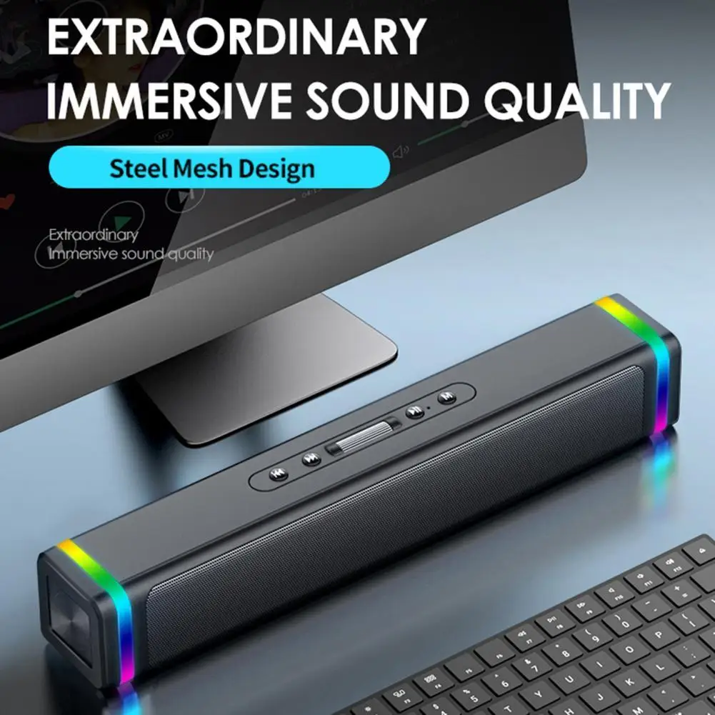 

1 комплект, Беспроводная колонка с RGB-подсветильник кой, 85 дБ