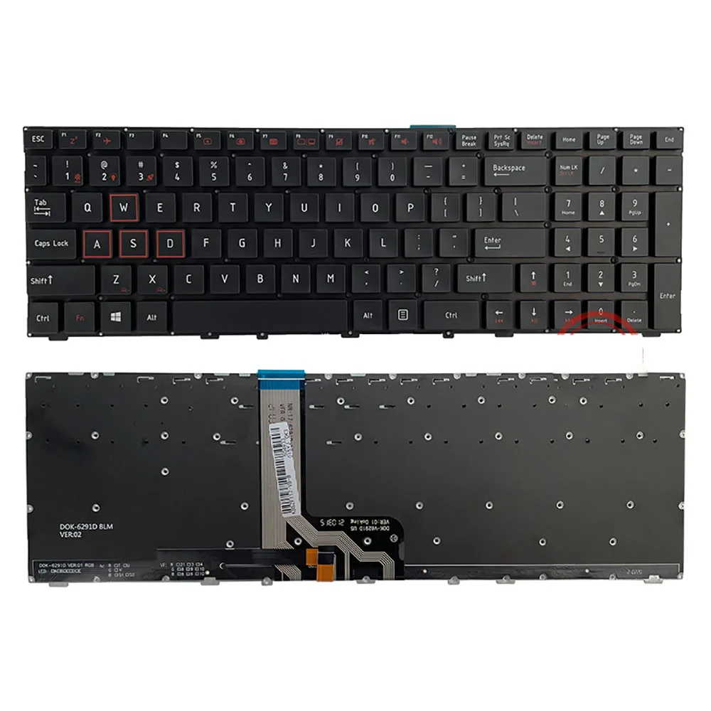 

NEW keyboard for Machenike F117-V/V56T VA65T VSG65 F117-VC GV65 F117-VD/VG F117-VC F117-VD F117-VB2s F117-VD3s VD VG VR RGB
