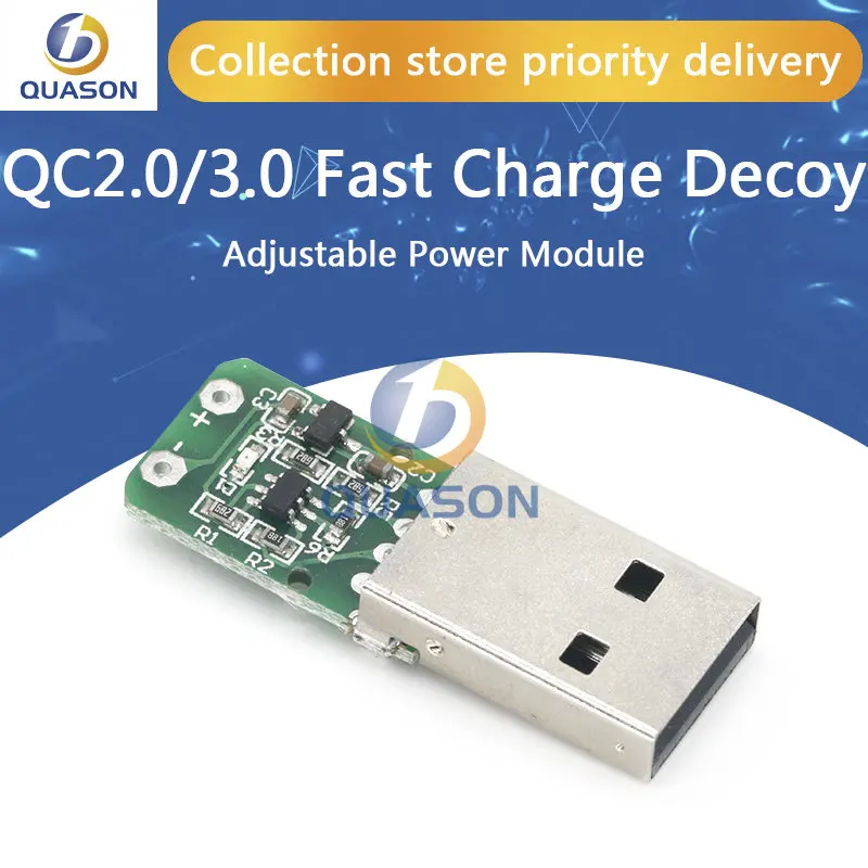 

QC2.0/3.0 decoy trigger board induction line motherboard 9V 12V 20V power supply instead of booster board