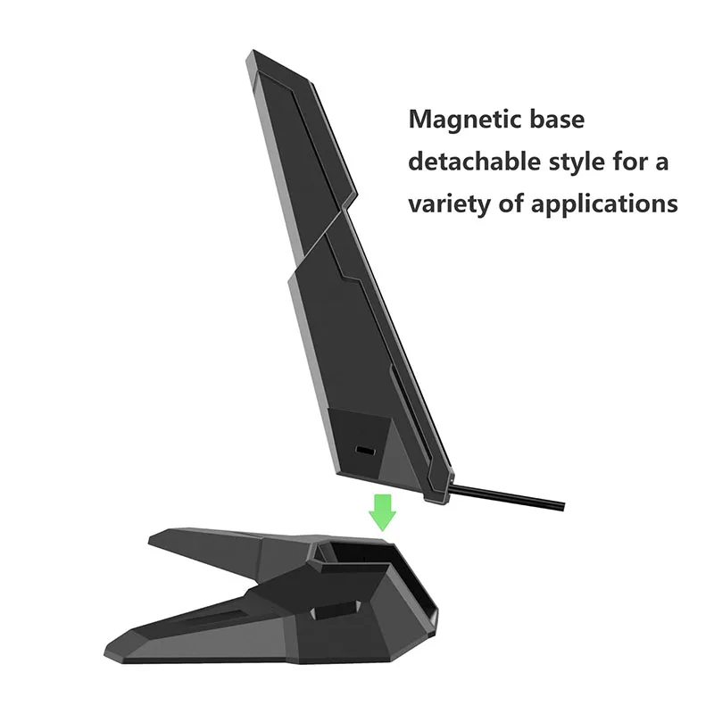 Фото Внешняя трехдиапазонная магнитная базовая антенна 2,4G/5G/6GHz WiFi 6 6E для GIGABYTE AORUS Z790 B650 B550 B450 B560I ASUS ROG Strix №5