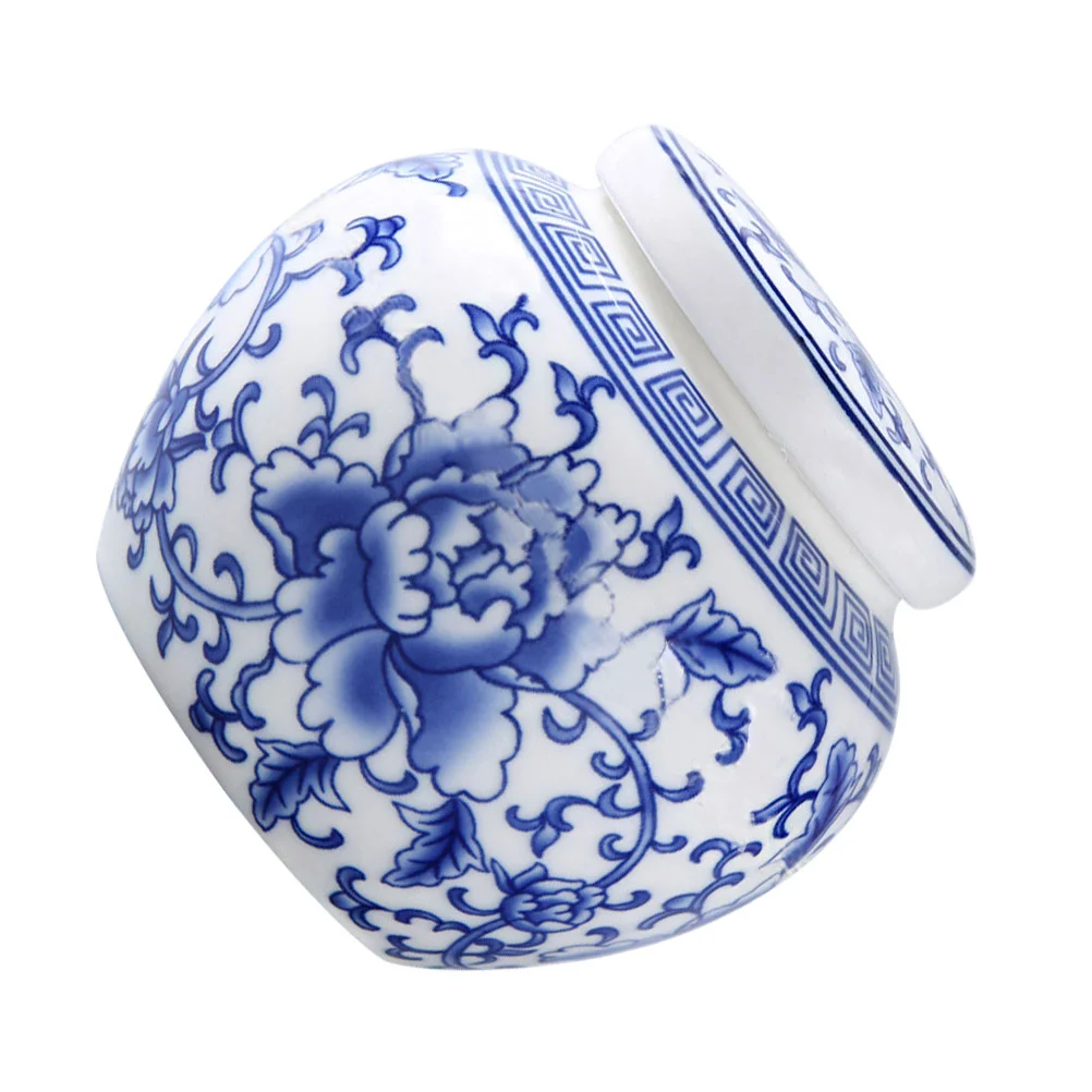 

Ceramic Tea Can Sealing Tea Canister Portable Tea Leaf Sealed Jar with Cover