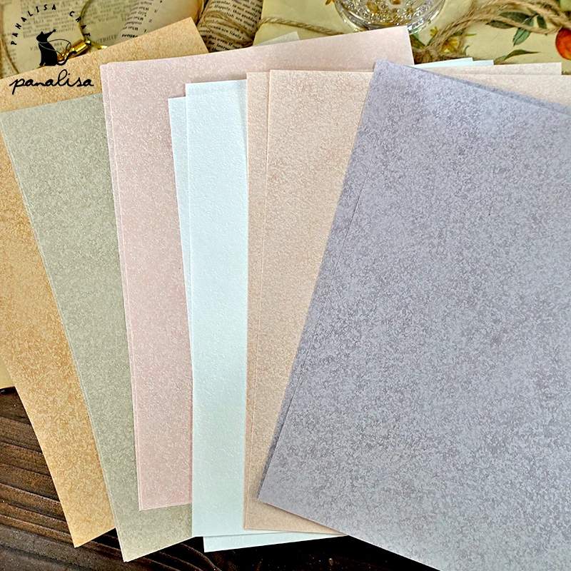 

Panalisacraft 12sheets A5 Mixed Colors Snow dots texture paper Fancy Premium Card Pack Light weight Craft Paper Card Paper