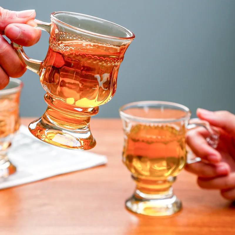 Кофейная Чашка В Европейском Стиле Ретро Для Чая С Молоком Бокал Вина Ручкой