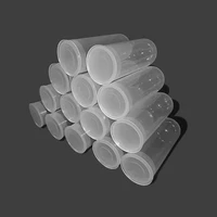 15pcsbag 100ml centrifuge test tube multi purpose clear plastic tube plastic vials container snap cap plastic test tubes