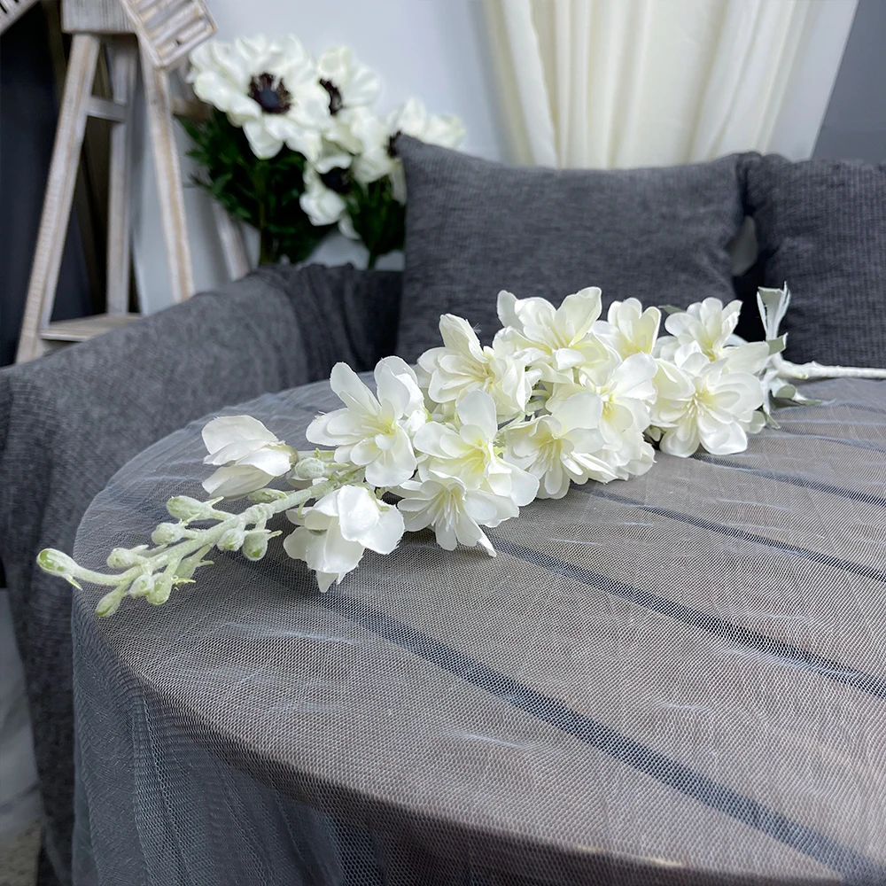 

Искусственные цветы SunMade дельфиниум синие