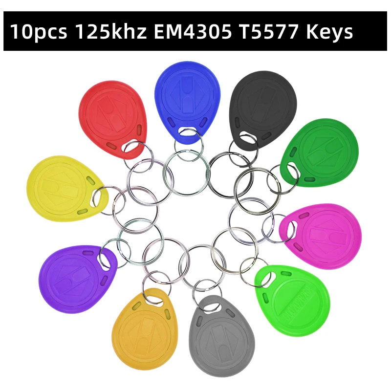 

RFID-брелоки T5577 125 кГц набор из 10 штук