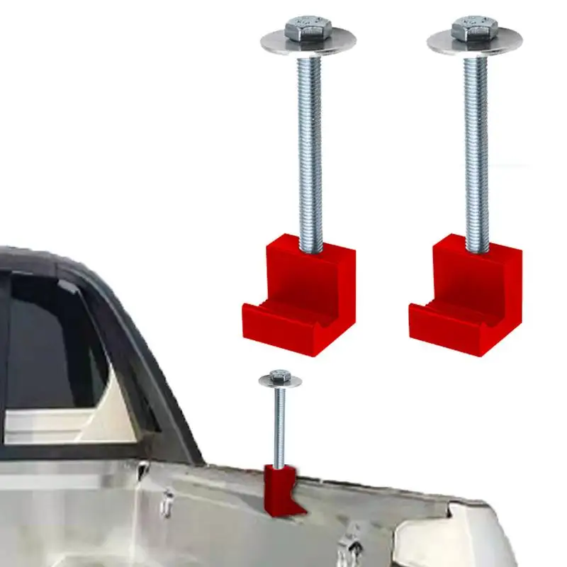

Truck Tool Box Tie Downs Aluminum J Hook Crossover Toolbox Tie Down Fit For Trucks & Pickup No Drilling For Crossover Tool Box