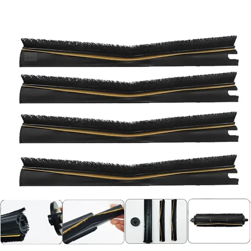Фото СОВЕРШЕННО НОВЫЙ: 8X Tricut Brush Strip, совместимый с Dreame X30 X40 L40 Ultra, для X20 Pro / X20 Max / X10+ / X20+ / M40 / M30S, MOVA №5