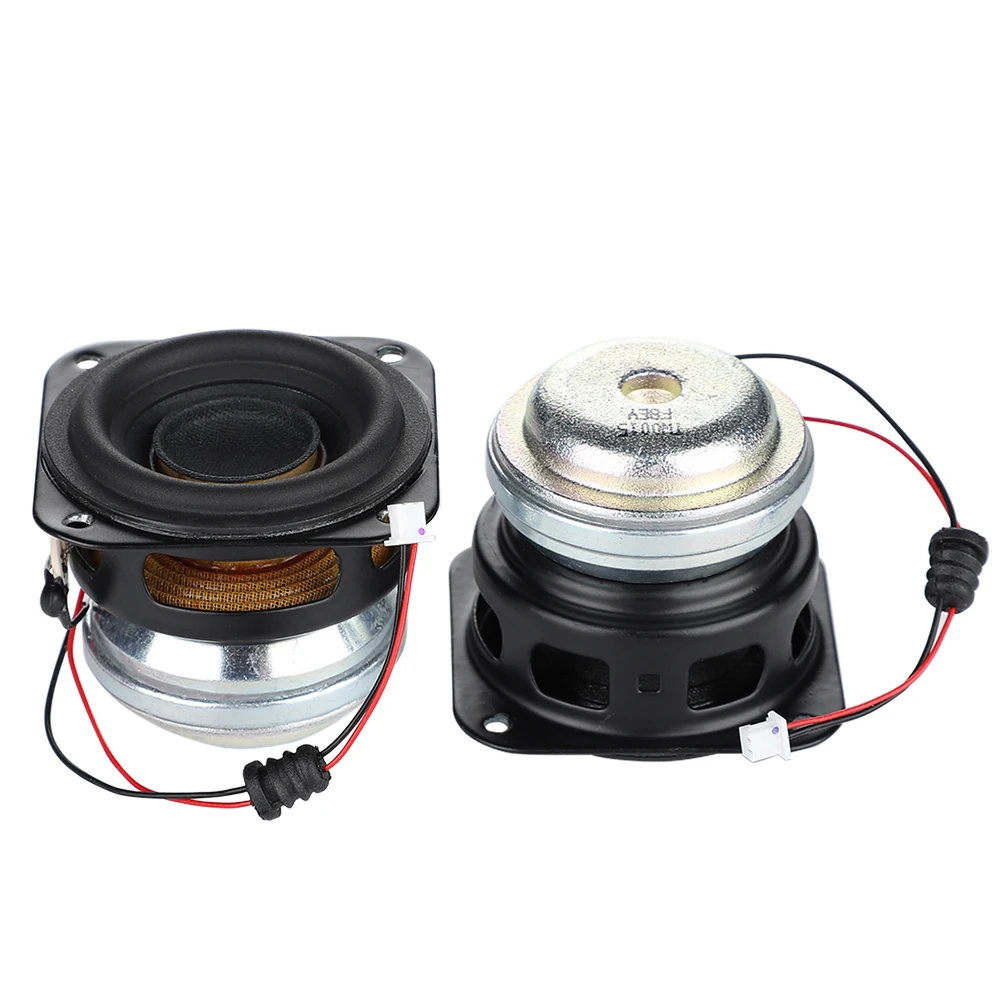 AIYIMA 2 шт. 1 5 дюйма полный диапазон аудио динамик 4 Ом 10 Вт 40 мм 16 ядер резиновый край