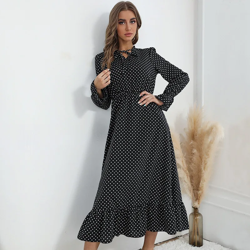 

Women's Dresses Ladies Female Clothing Long Sleeve Traf Casual Luxury Fall Outfits Autumn Dresses For Day And Night Party