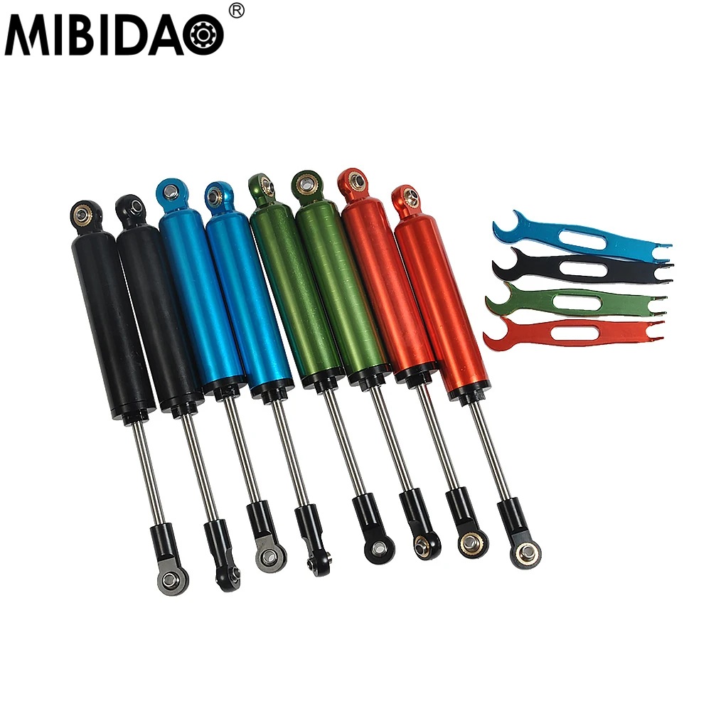 

MIBIDAO Metal Shock Absorber 90/100/110/120mm Internal Spring Damper For 1/10 Axial SCX10 90046 D90 TRX4 Wraith RC Crawler Car