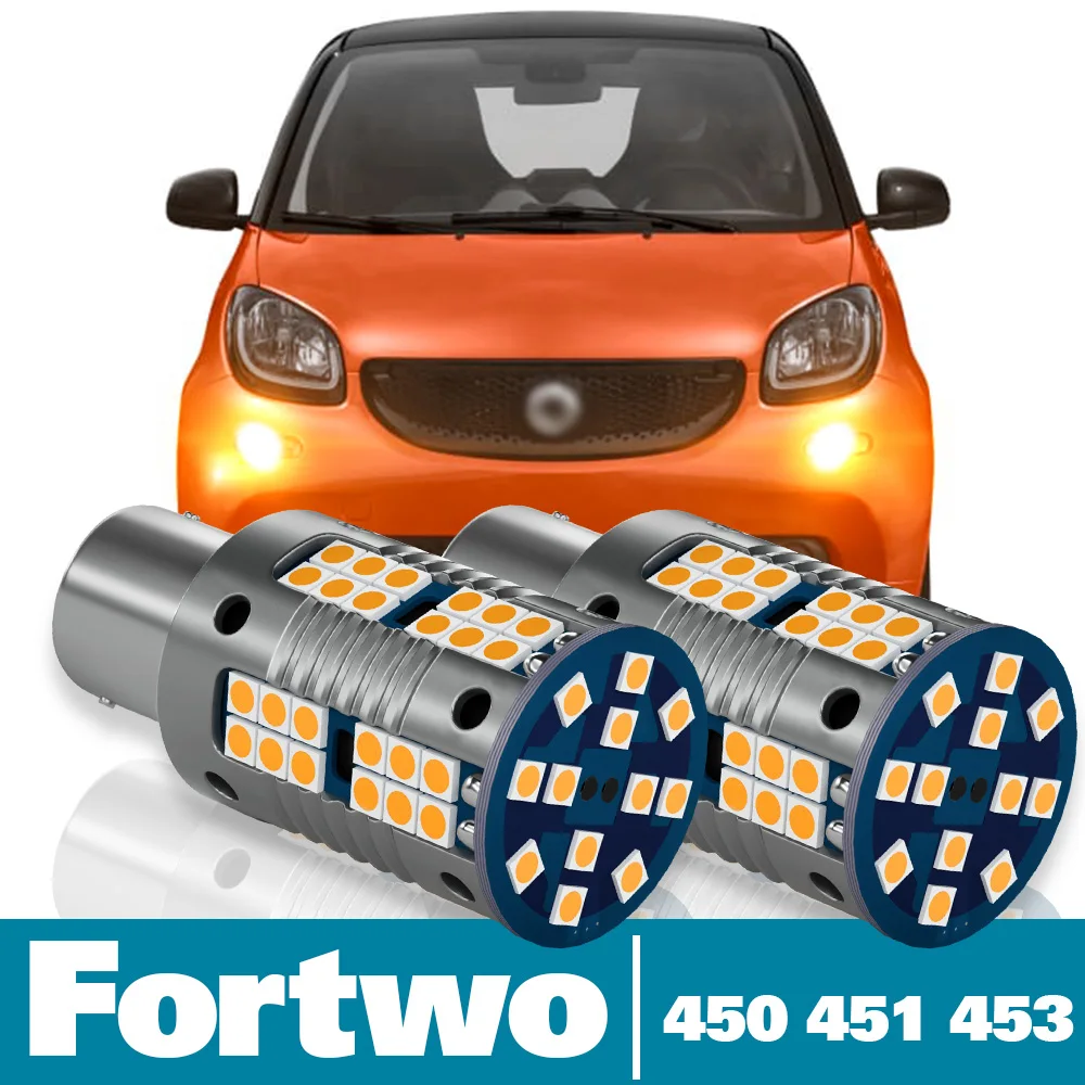 

2pcs LED Turn Signal Light For Smart Fortwo 1 MK1 450 2 MK2 451 3 MK3 453 Accessories 1998-2019 2018 2017 2016 2015 2014