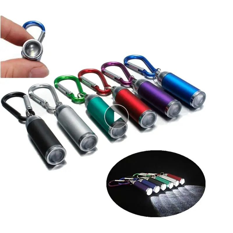 

Portable Keychain Torches Mini Flashlights Small Lamps Aluminum AlloyStrong Bright Flashlight Outdoor Night Camping Accessories