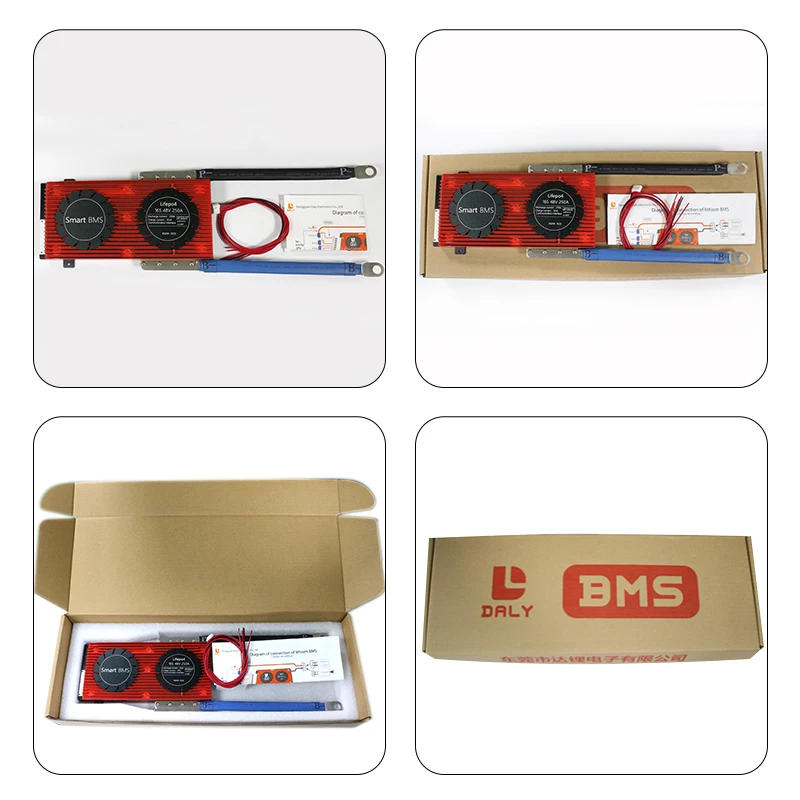 Аккумулятор Li-ion 10S 36V 13S 14S 48V 16S 17S 60V LFP 4S 8S 24V BMS с ntc 15A 20A 40A 60A 100A