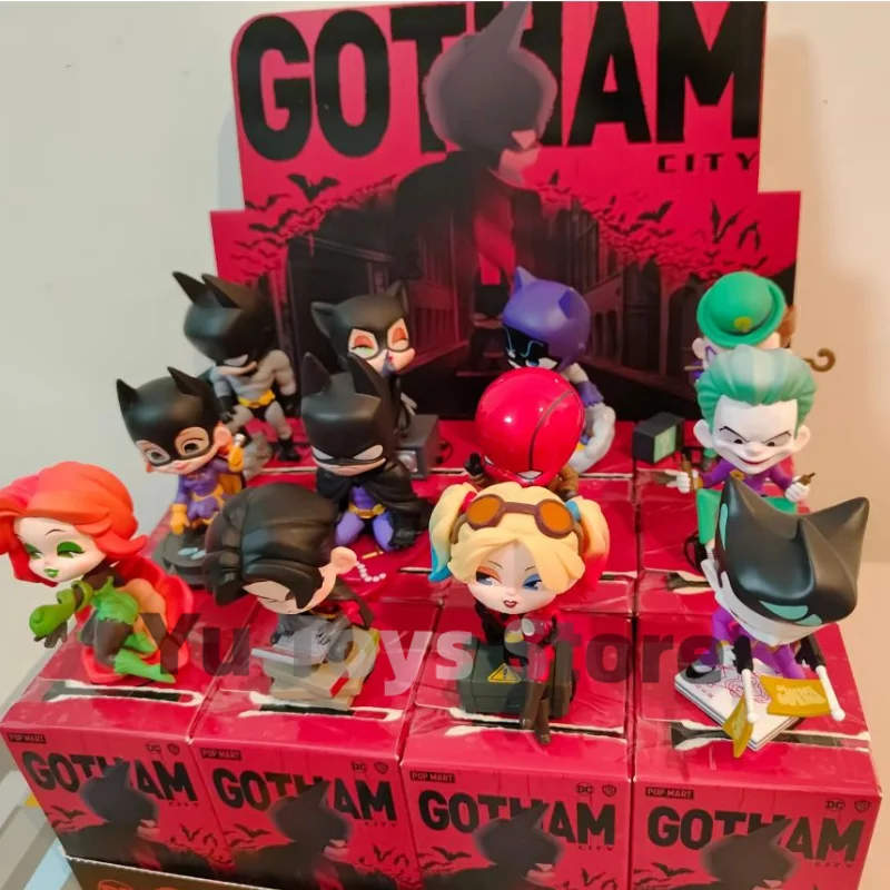 Batman Anime Peripheral Mini Figure Garage Kit Fashion Trendy Toys Children Gift
