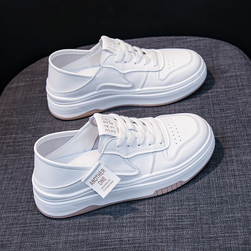 

Женские дышащие спортивные туфли, повседневная обувь на плоской подошве, Нескользящие, на толстой подошве, для прогулок, обувь для скейтборда