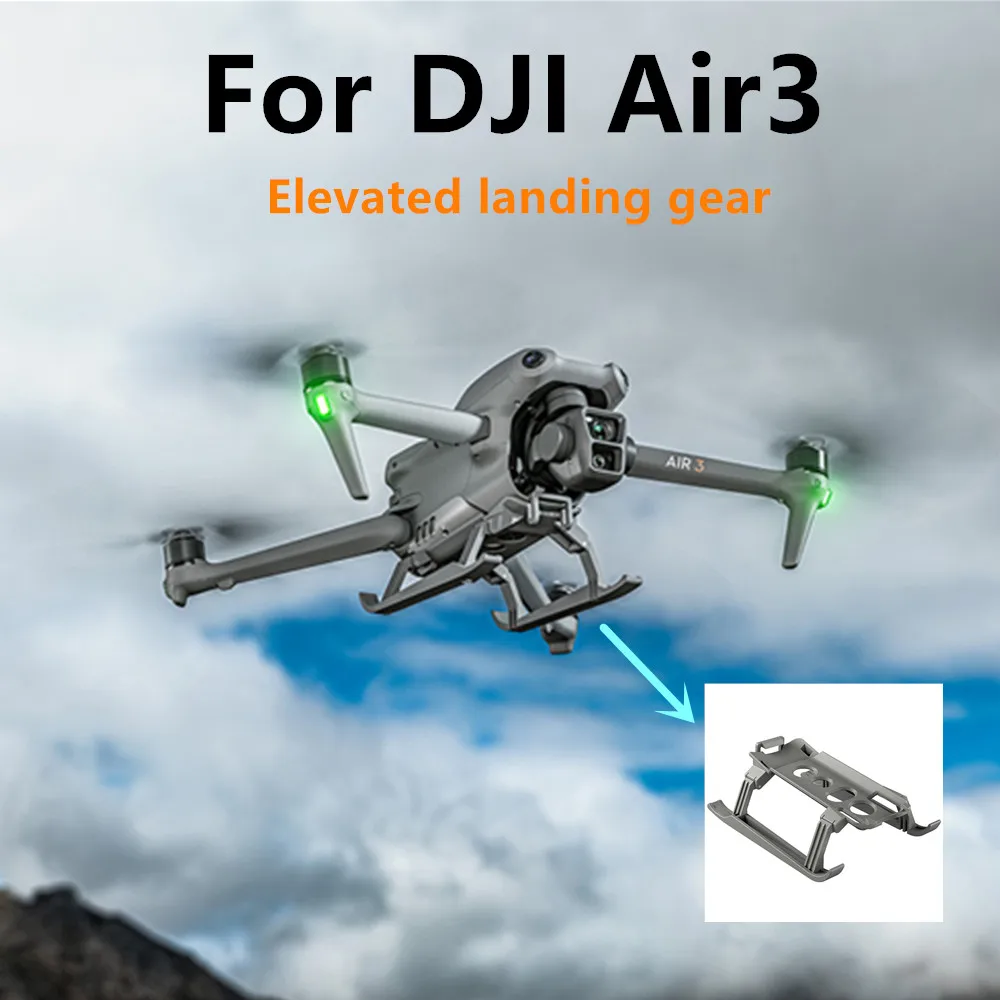 

For DJI Air3 Elevated Landing Gear Anti Drop Cushion Training Stand Sled Folding Foot Stand Quick Disassembly and Assembly