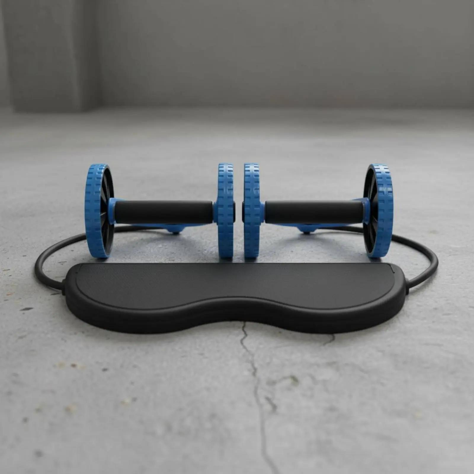 Фото Тренажер-ролик для пресса Ab Wheel Roller: бесшумный, с нескользящими эргономичными ручками, для домашних тренировок №2