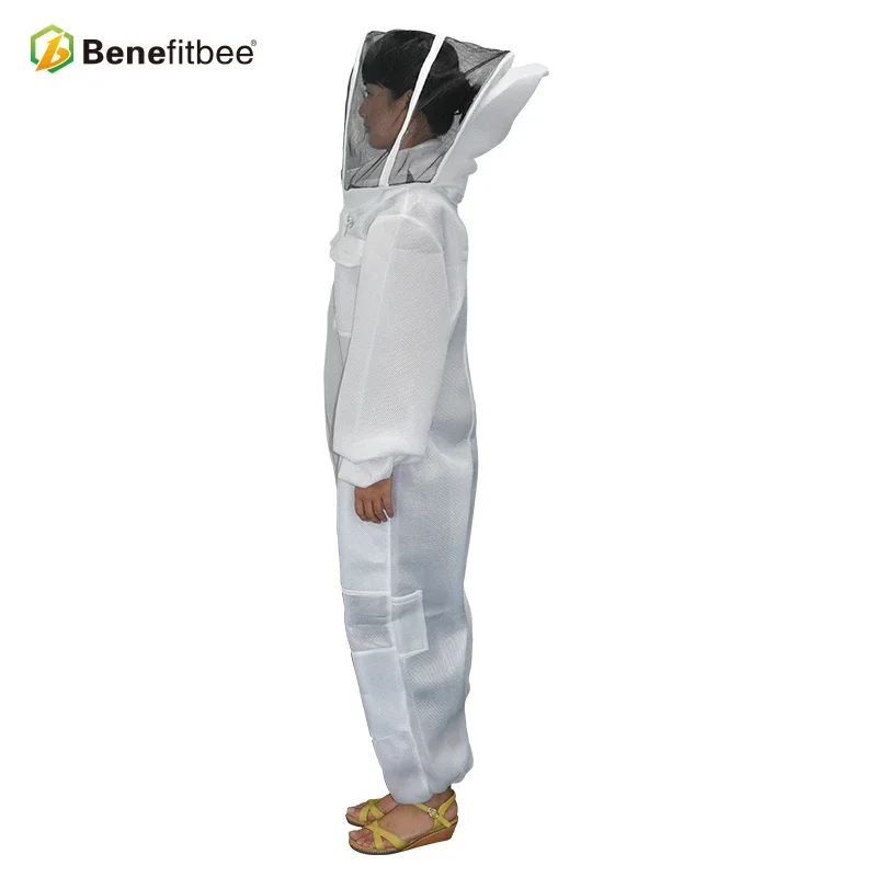 Белая одежда для пчеловодства Воздухопроницаемый костюм пчелы распродажа