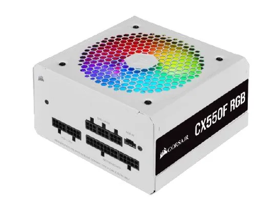 

SOURCE ATX 550W - CX550F FULL MODULAR - RGB WHITE - 80 PLUS BRONZE-WITH FORCA CABLE-CP-9020225-BR