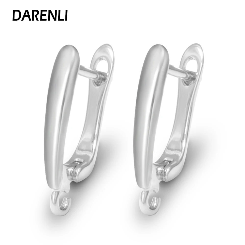 Латунные серьги-Крючки DARENLI с покрытием из 18-каратного золота