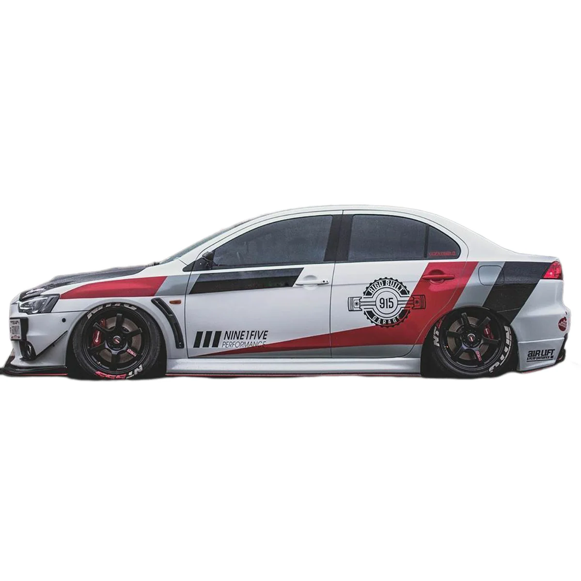 Автомобильные наклейки JDM виниловые для RALLIART Lancer EX ASX Evolution 4 IV 5 V 6 VI Ralli Art