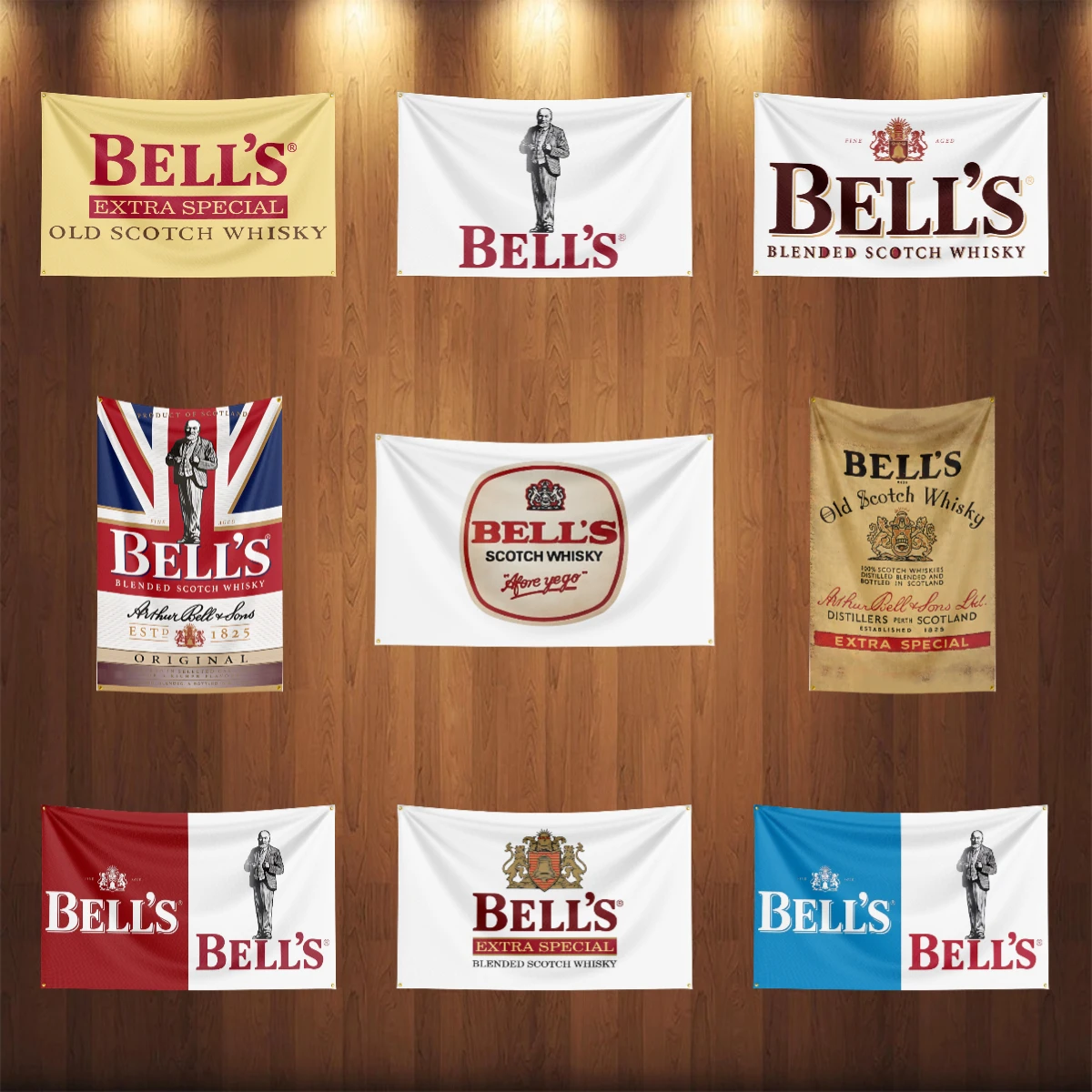 Флаг виски-B-Bell из полиэстера 3 Х5 футов печатный флаг для спиртового вина