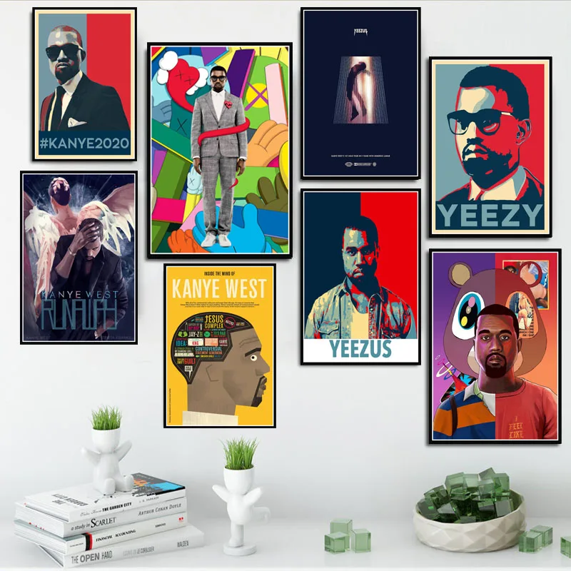 

Hot Kanye West The Life Of Pablo Rap Hip Hop Super Star Poster And Prints Painting Art Wall Pictures Home Decor quadro cuadros