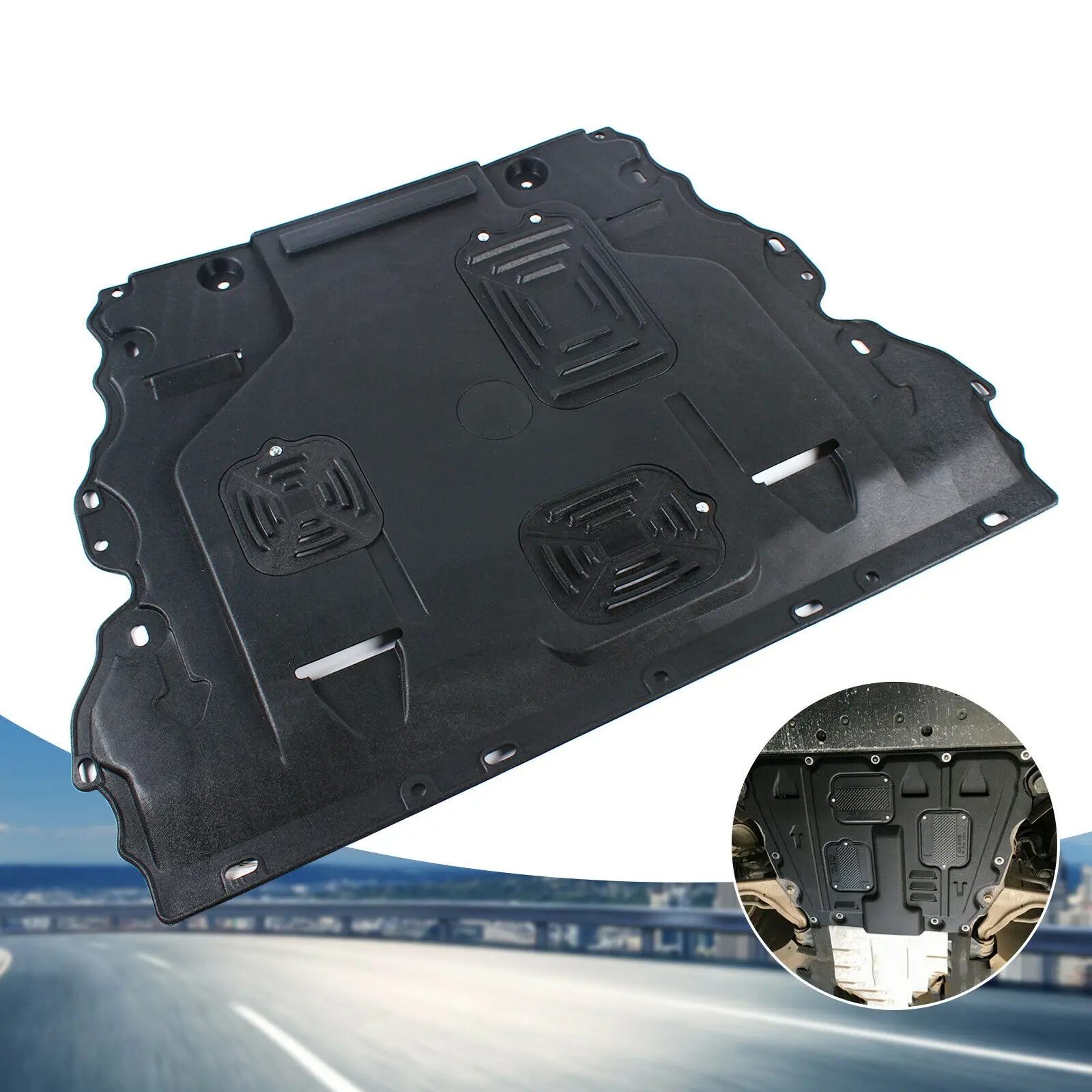 

Engine Under Cover Splash Shield Mud Flap Mudguard For Ford Fusion Mondeo 13-17