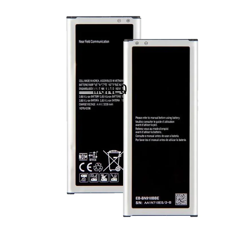 EB-BN910BBC Аккумулятор для Samsung Galaxy ПРИМЕЧАНИЕ 4 N910a N910V N910C N910u N910F N910H EB-BN910BBE EB-BN910BBU