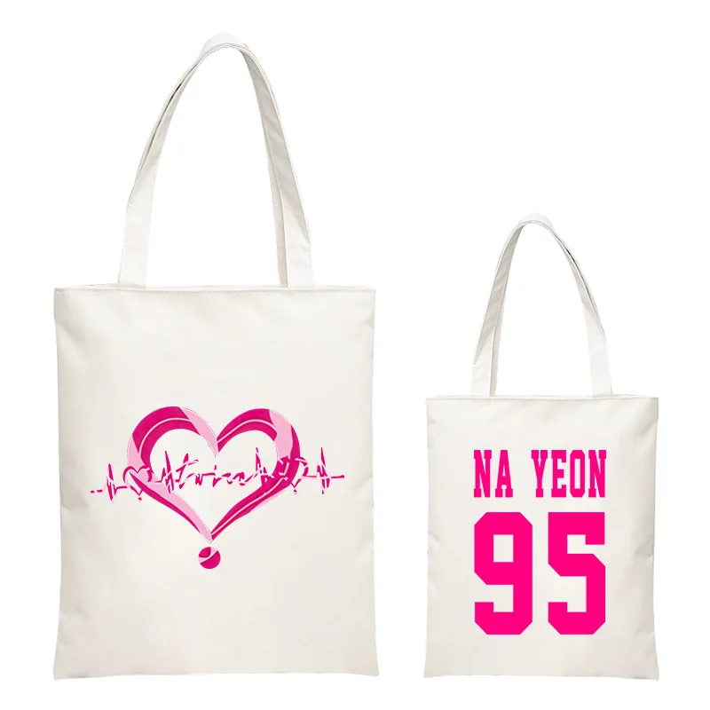 Холщовая Сумка-тоут Kpop с двумя ручками альбом 4th WORLD TOUR Ⅲ сумка на плечо сердечком