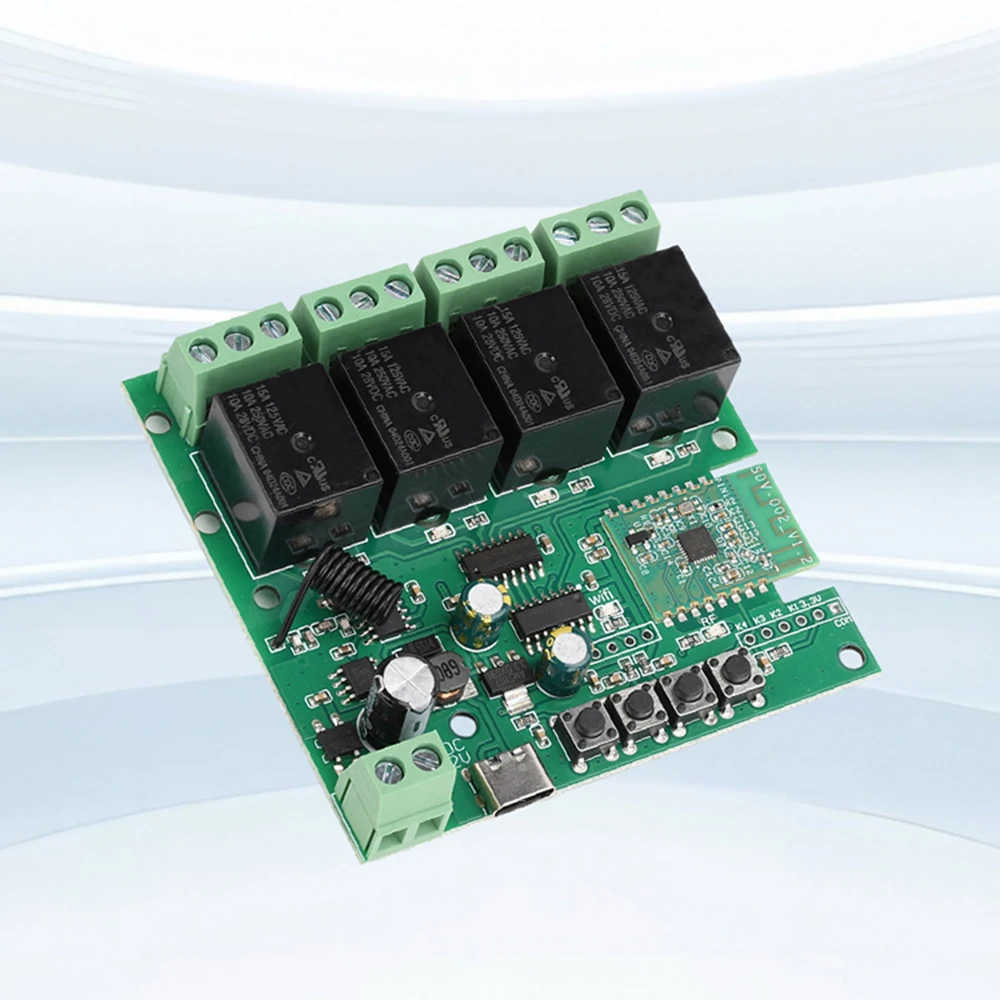 Реле переменного тока/постоянного тока 7-32 В Тип C 5 в 4-сторонний умный модуль