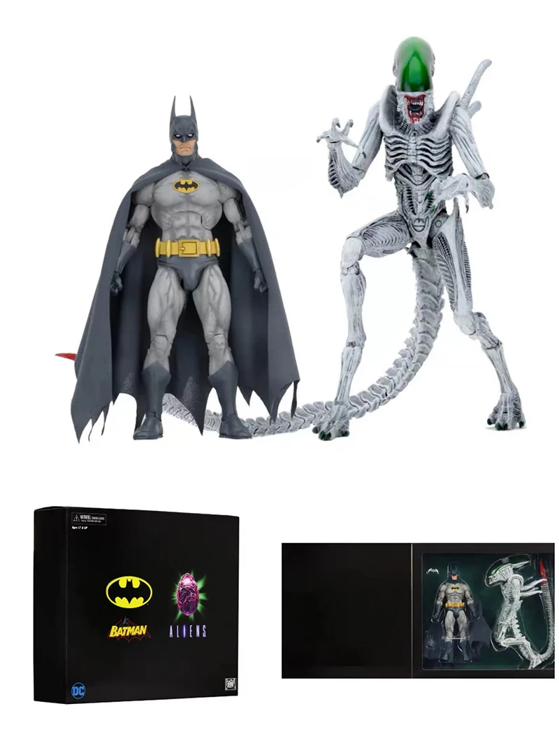 Фигурка Neca Superman Batman VS Alien Xenomorph NYCC 2019 Коллекционная модель игрушки 2 шт./компл.