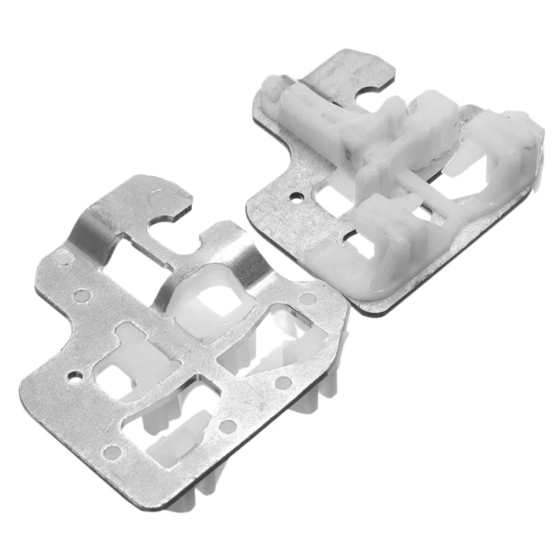 

Pair Left And Right Front Window Regulator Repair Clip Bracket Front For-BMW X5 2000-2006 51338254912 51338254911