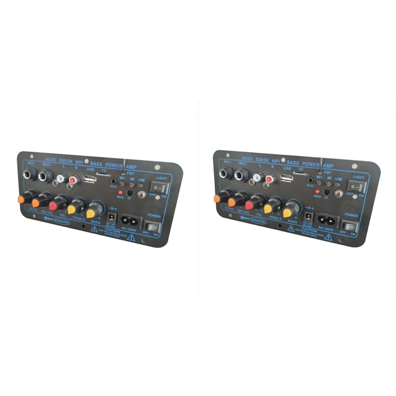 

D20 60-200W Bluetooth Amplifier Board Subwoofer AMP For Home Audio/ Car/RV/Camper USB FM Radio TF Player