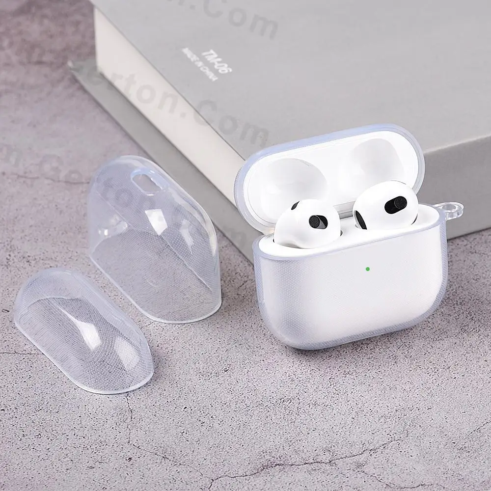 

Прозрачный чехол для Airpods 3, Силиконовый ТПУ защитный чехол для наушников Airpods 3 2 1, противоударный чехол для Sleve для Airpods Pro
