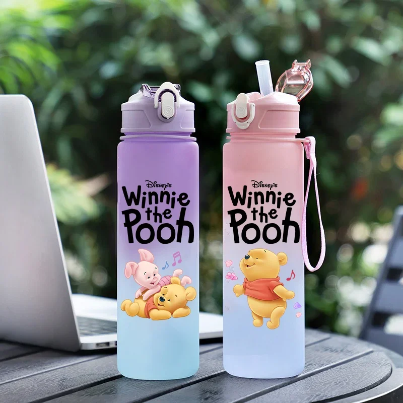 750 мл плюшевый мишка детская соломенная градиентная чашка для воды студенческая