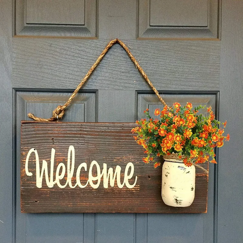 Promotion! 6 Pack Artificial Flowers For Outdoors Winter Color Resistant Boxwood Shrubs With Flower Fake Hanging Plants Greenery |