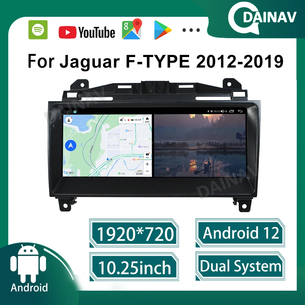 

128GB Car Radio For Jaguar F-TYPE 2012-2019 car multimedia player Navigation GPS Original Car Functions Auto Accessoires