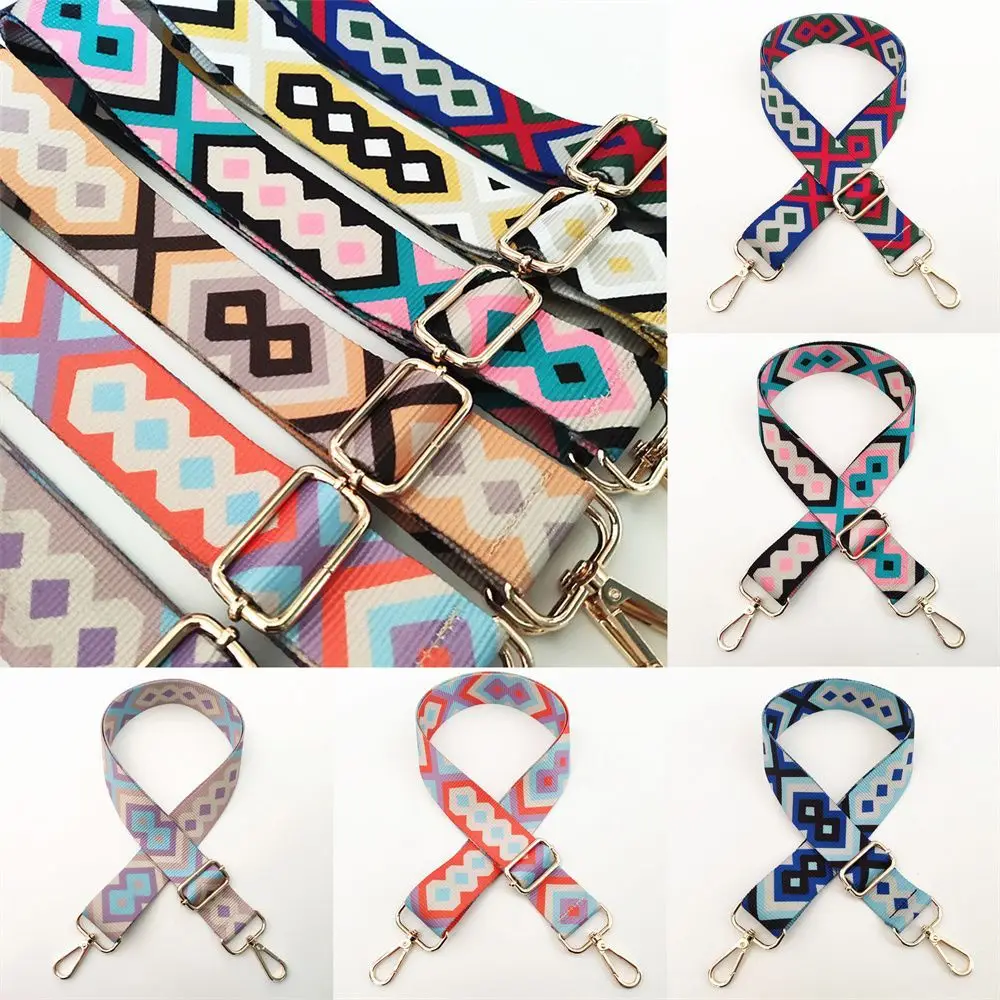 

Ethnic Style Adjustable Handbag Replacement Wide Belt Shoulder Strap Bag Belt Crossbody Bag Strap