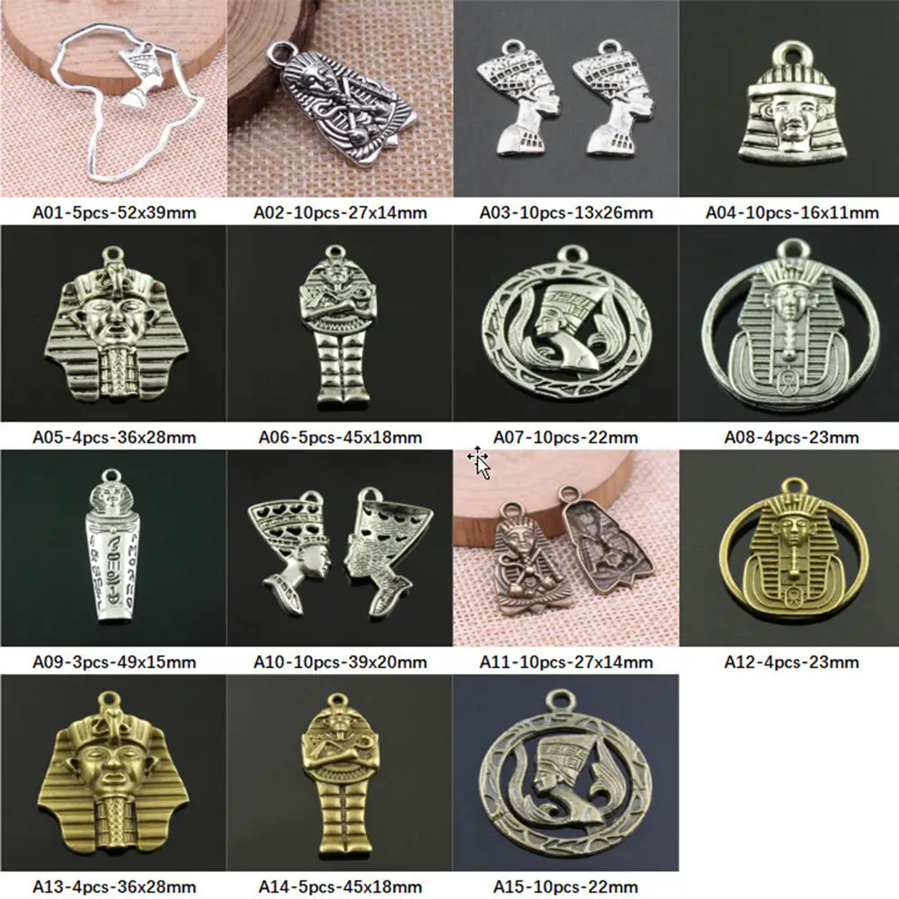 

New Arrival Egyptian Pharaoh Charms For Jewelry Making Gifts For Women
