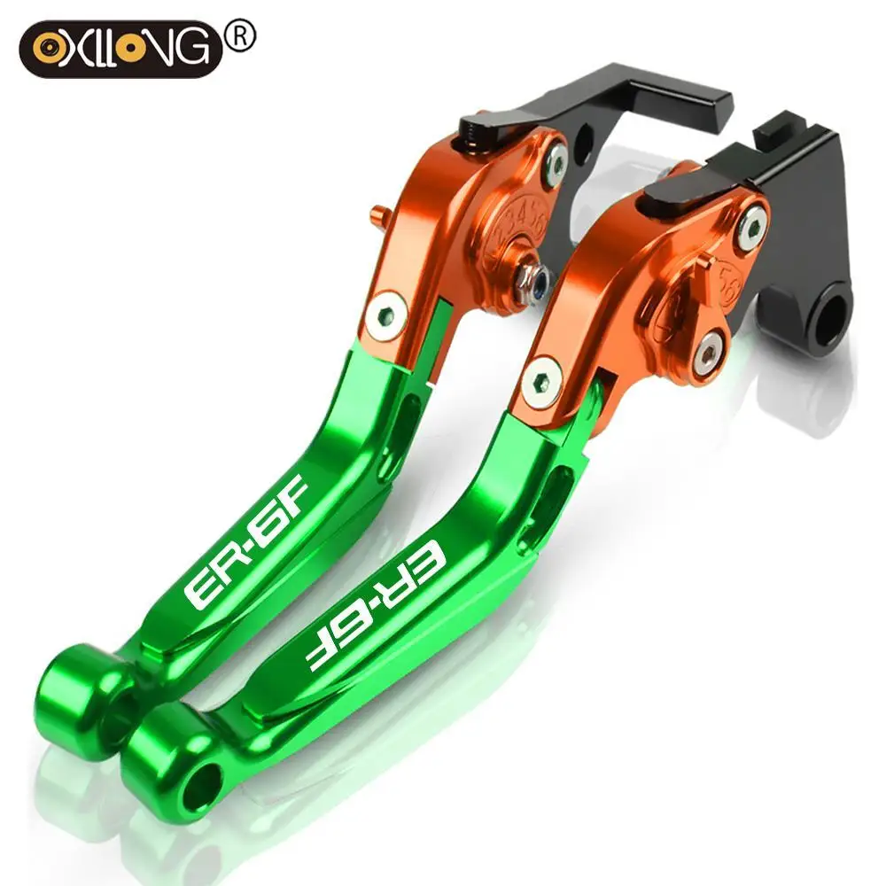Motorcycle CNC Adjustable Extendable Foldable Brake Clutch Levers For Kawasaki ER6F 2009 2010 2011 2012 2013 2014 2015 2016 2017