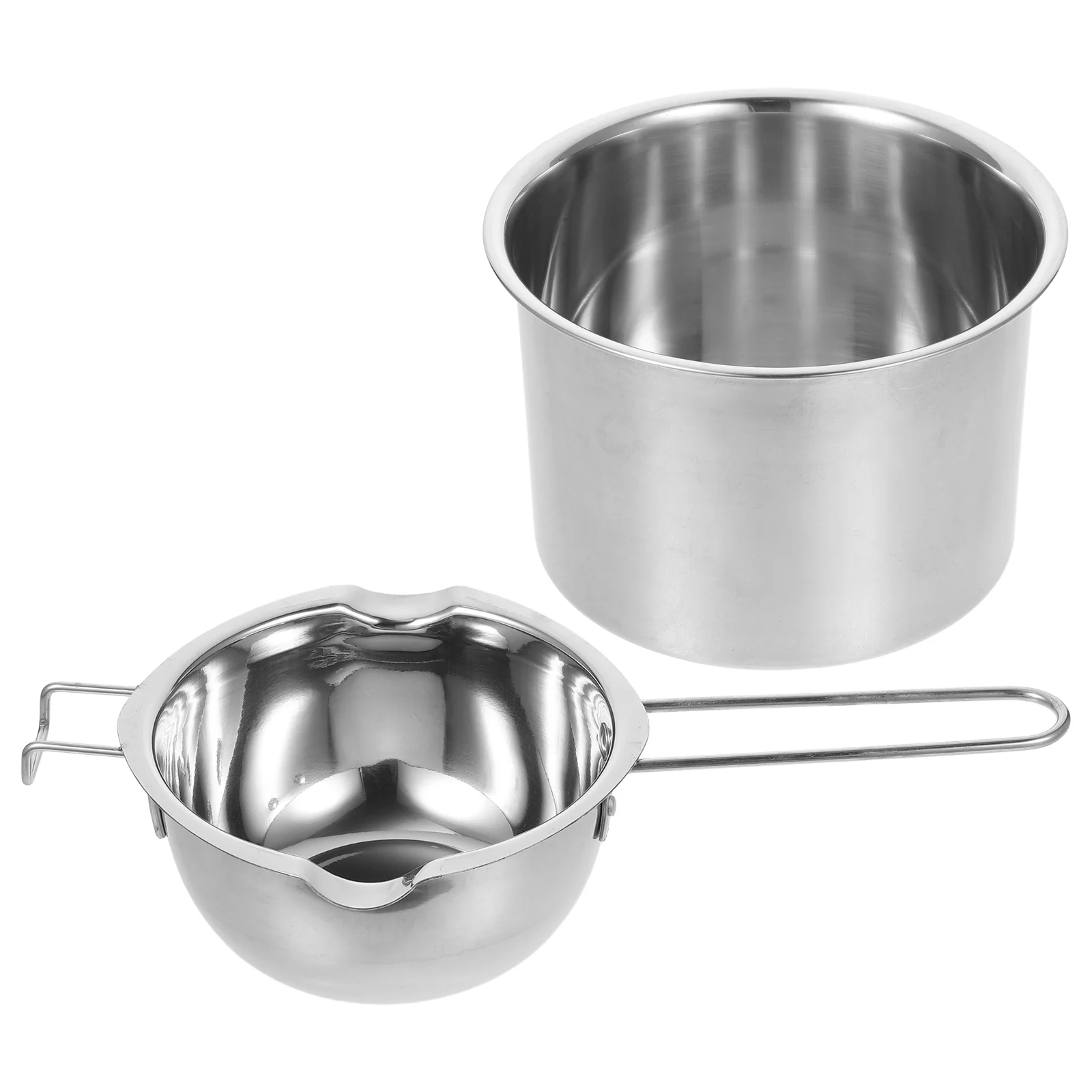

1 Set of Double Boiler Chocolate Melting Pot Stainless Steel Melting Pot Wax Melting Pot