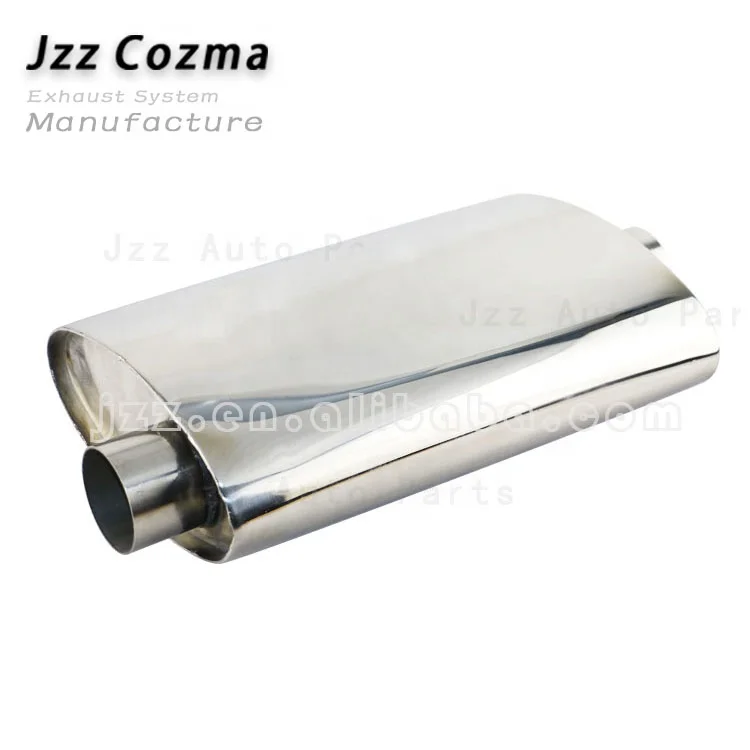 

JZZ cozma новый стиль нержавеющая сталь 3-дюймовый выхлопной глушитель для универсального автомобиля