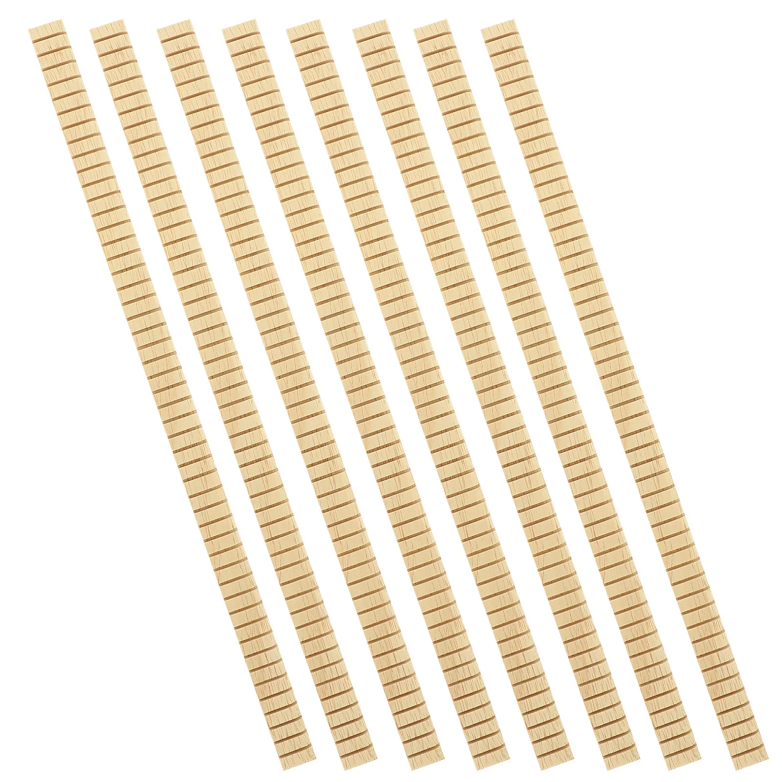 

8pcs Guitar Strips Guitar Inlay Strips Wood Inlay Strips Luthier Inside Binding Supplies