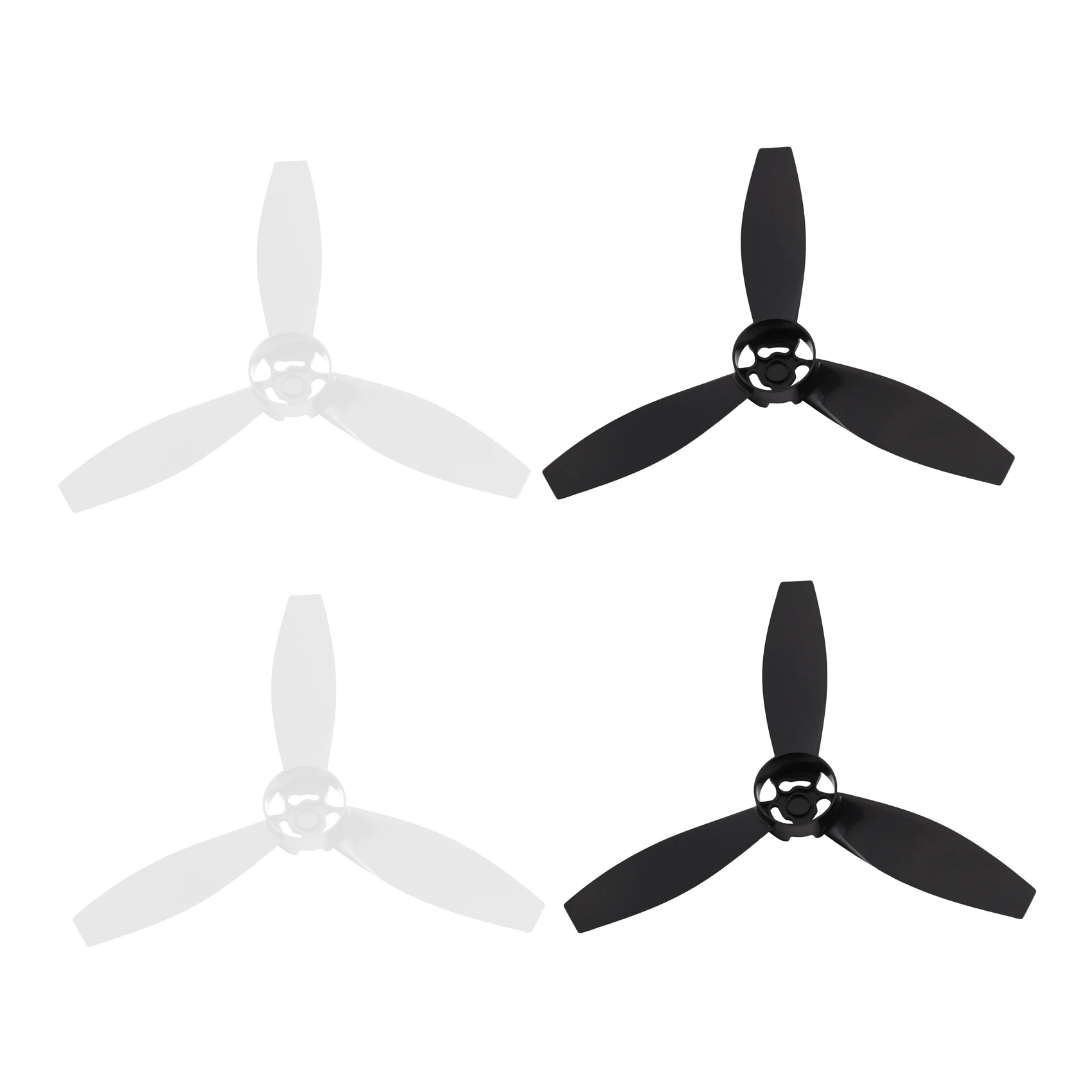 4 пропеллера реквизит запасные части лезвия для дрона Parrot Bebop 2 черный белый